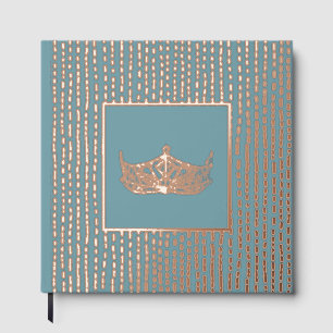 Foil Pageant Crown Photo Scrapbook with NO text  Guest Book