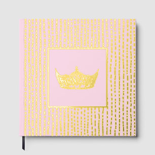 Foil Pageant Crown Photo Scrapbook with NO text  Guest Book
