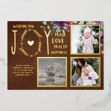 Foil PHOTO CHRISTMAS HOLIDAYS NEW YEAR 2022 2023