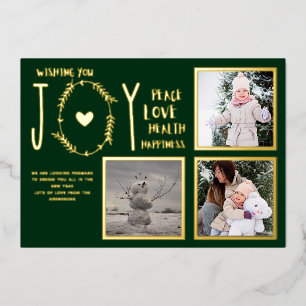 Foil PHOTO CHRISTMAS HOLIDAYS NEW YEAR 2022 2023