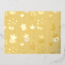 Foil Plant Lover Postcard – Botanical Art Print wi