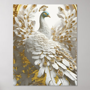 Foil Print, Size: 11" x 14", Foil Colour: Gold, Ma Foil Prints