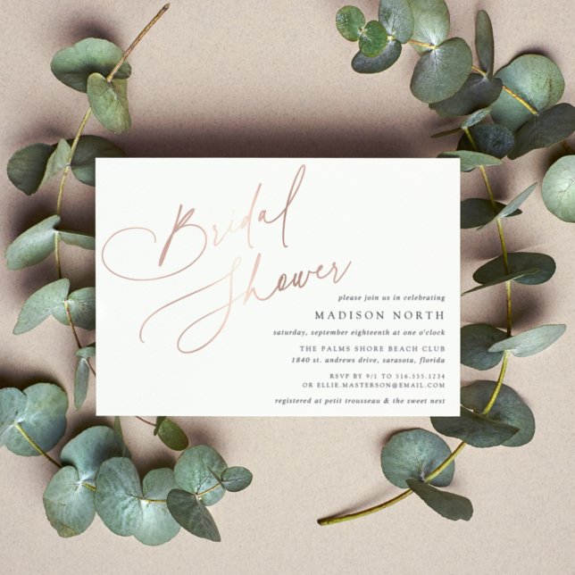 Foil Script | Simple Elegant Bridal Shower (Creator Uploaded)