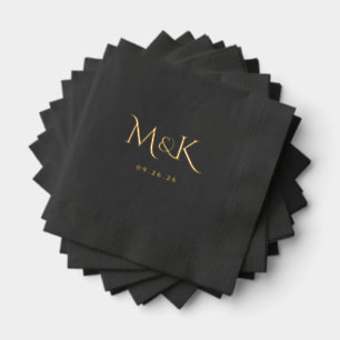 Foil Stamped Napkins