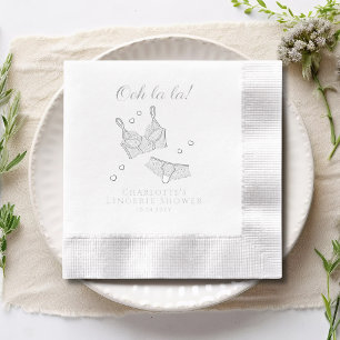 Foil Stamped Napkins