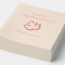 Foil Stamped Napkins