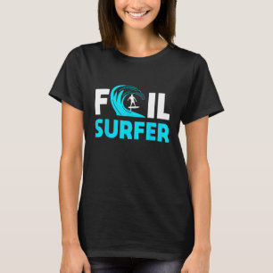 Foil Surfing Surfer Design   Ocean Wave Rider 1 T-Shirt