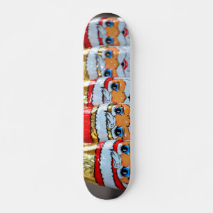 Foil Wrapped Santa's Skateboard