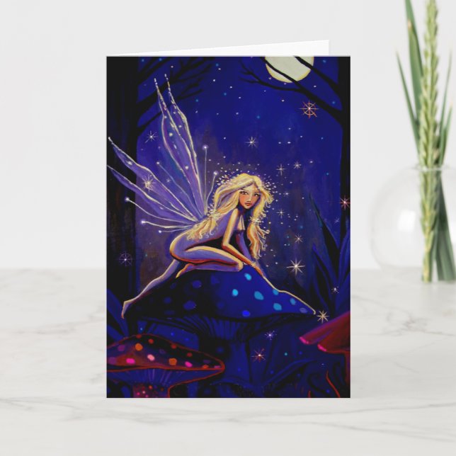 Foire au clair de lune magique - Carte de voeux (Devant)
