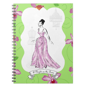 Fois à Paris Fashion Illustration Notebook