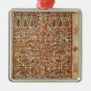 Fol.220 Carpet page, from the Lichfield Metal Ornament