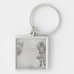 Fol.2 Snail and Hungarian soldier Keychain