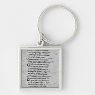 Fol.43 'The Song of Roland' Keychain