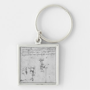 Fol. 46v, from the Codex Forster III, 1480s-1494 Keychain