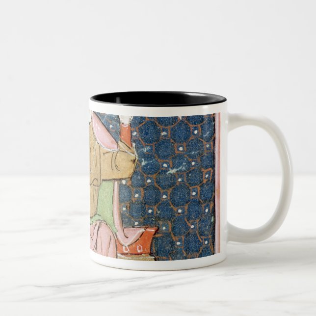 Fol.57v January: Janus Two-Tone Coffee Mug (Right)