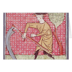Fol.58v June: Haymaking