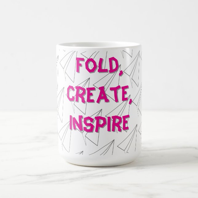 Fold, Create, Inspire Coffee Mug (Center)