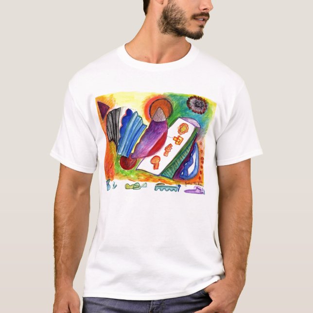 Folded Abstraction No. 1-08 T-Shirt (Front)