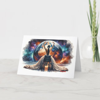 Folded All Purpose 5" x 7"  Card