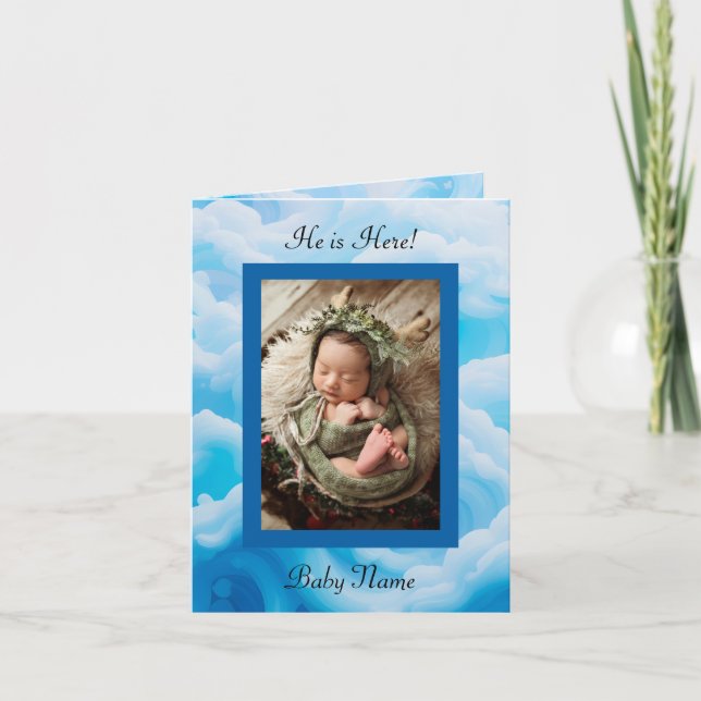 Folded Announcement Card (Front)