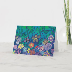 Folded Blank Note Card