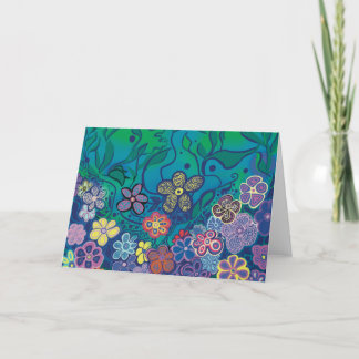 Folded Blank Note Card