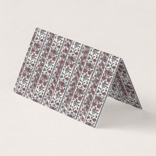 Folded Business Card