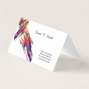 Folded Business Card