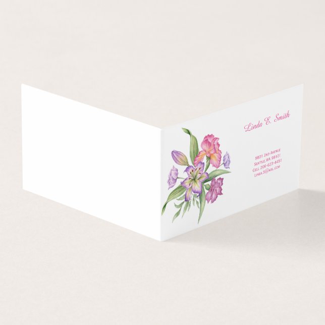 Folded Business Card (Outside)