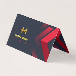 Folded Business Card