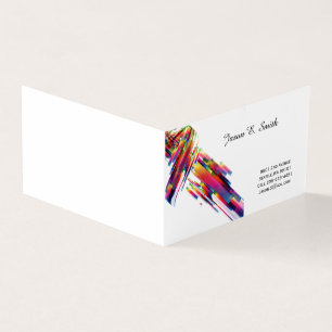 Folded Business Card