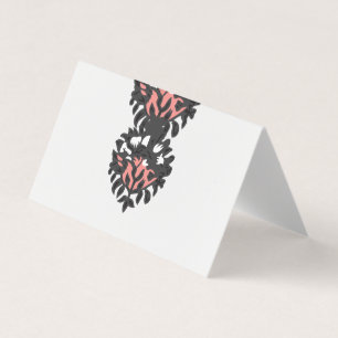 Folded Business Card