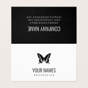 FOLDED BUSINESS CARD : BUTTERFLY