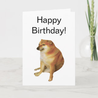 Folded Card Cheems Meme