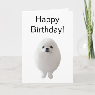 Folded Card Egg Dog Meme