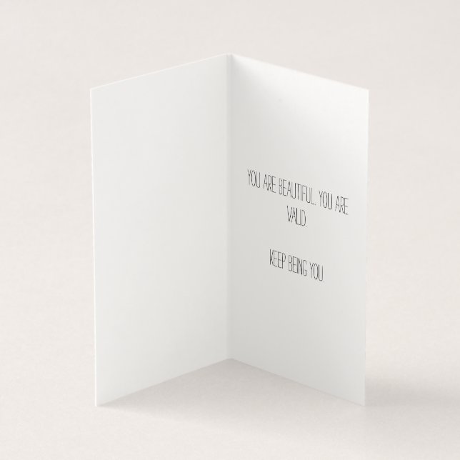 Folded Card - Non-Binary Loved One (Inside)