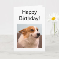 Folded Card Smiling Corgi Meme