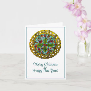 Folded Christmas Card printed from original art