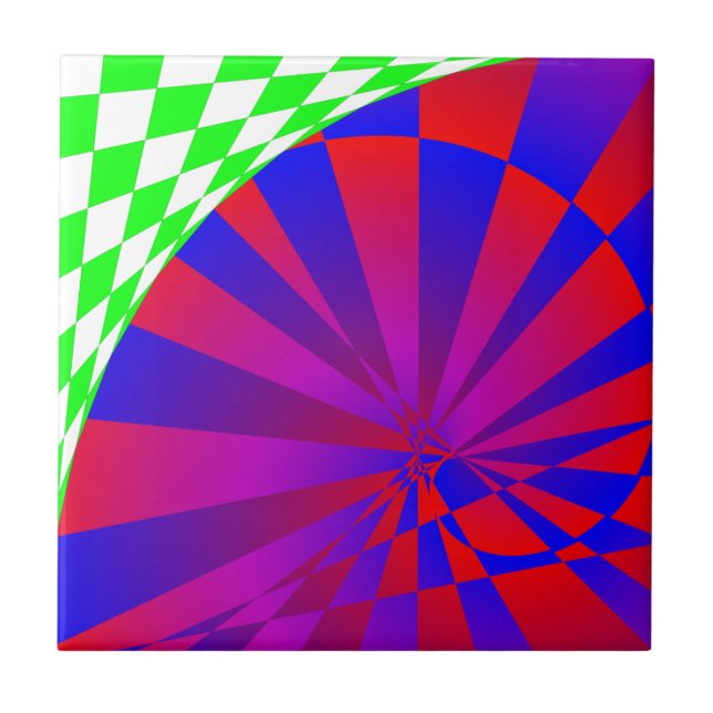Folded Dimensions by Kenneth Yoncich Tile (Front)