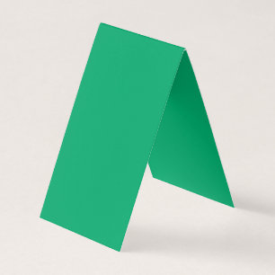 Folded Emerald Business Card Template – Customize