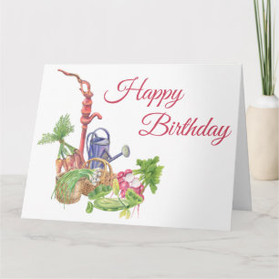 Folded Greeting Birthday Card