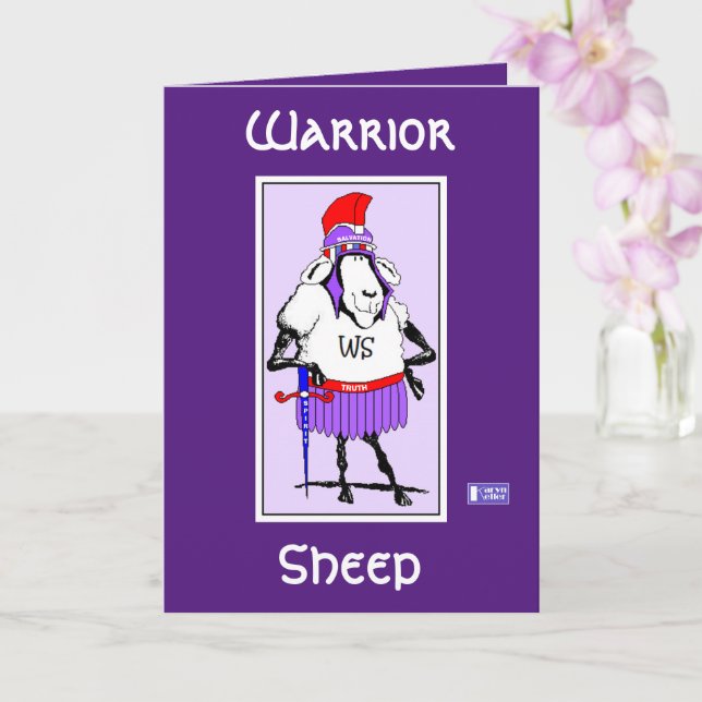 Folded Greeting Card (Orchid)