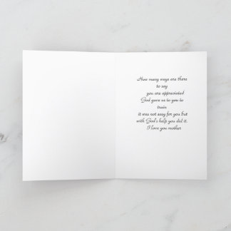 Folded Greeting Card