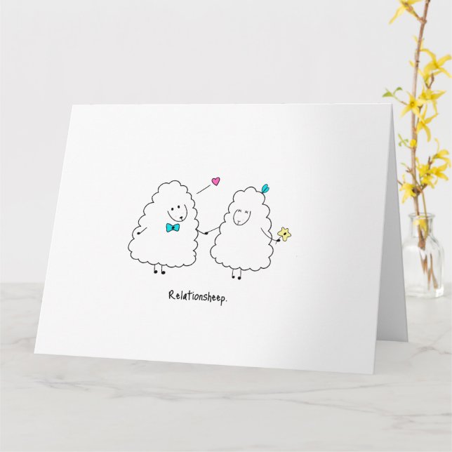 Folded Greeting Card (Yellow Flower)