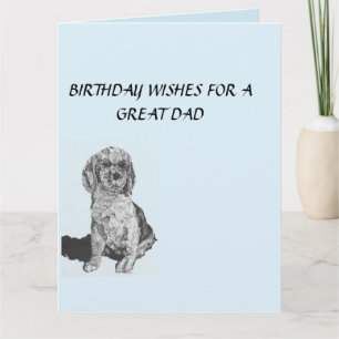 Folded Greeting Card : Birthday great Dad