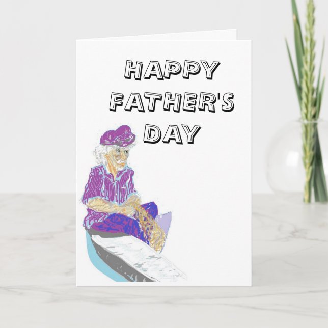 Folded Greeting Card : FATHER'S DAY (Front)