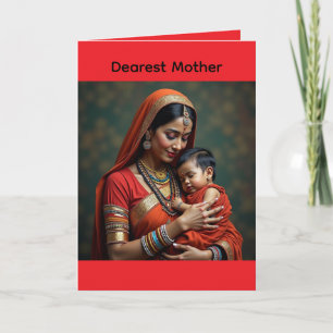 Folded Greeting Card for Mother's Day