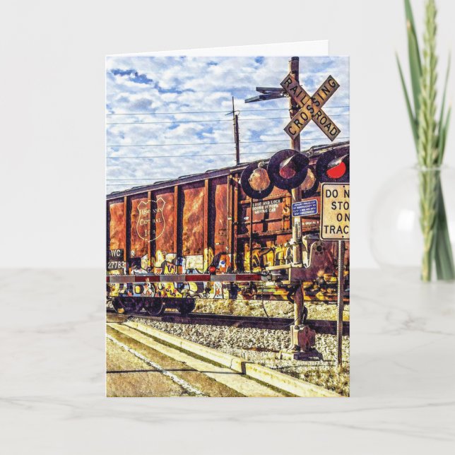 Folded Greeting Card -Have a good trip! (Front)