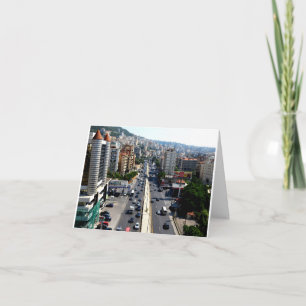Folded Greeting Card - Lebanon