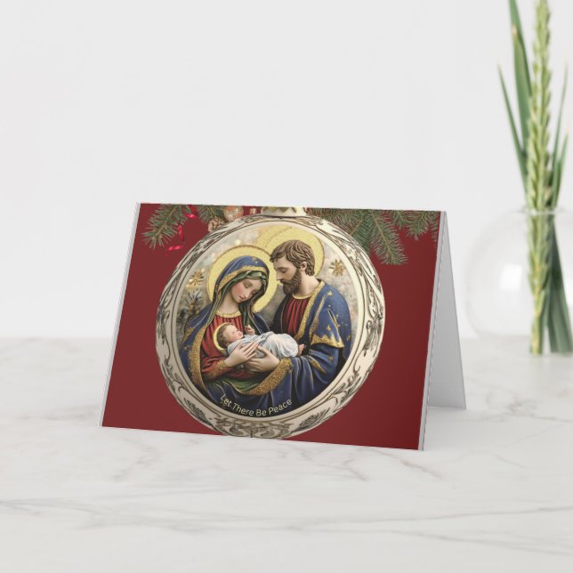 Folded Greeting Card "Let There Be Peace" (Front)